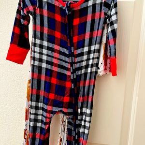 Christmas print 12-18 months Little Bum Bums